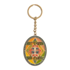 Warner Bros Butterbeer Logo Keyring