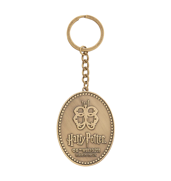 Warner Bros Butterbeer Logo Keyring
