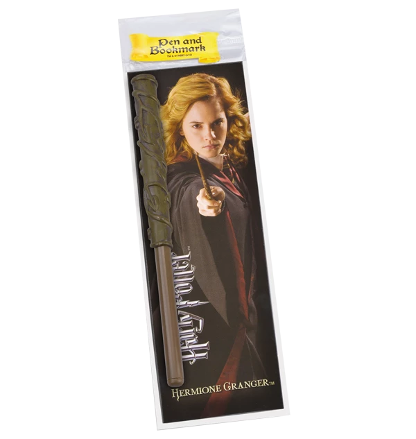 Warner Bros Best Sellers Hermione Granger Wand Pen And Bookmark