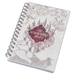 Warner Bros Marauders Map Spiral Notebook