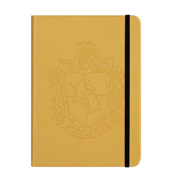 Warner Bros Personalised Hufflepuff Embossed Notebook