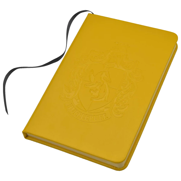 Warner Bros Personalised Hufflepuff Embossed Notebook