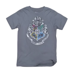 Warner Bros Kids Hogwarts Silver Crest T-Shirt