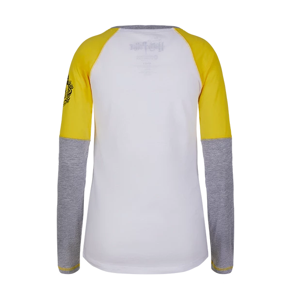 Warner Bros Best Sellers Hufflepuff Ladies Raglan Shirt