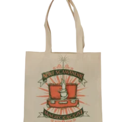Warner Bros Cream Suitcase And Wand Tote Bag
