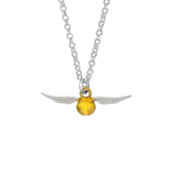 Warner Bros Golden Snitch Sterling Silver Necklace