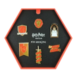 Warner Bros First Edition Gryffindor Enamel Pin Set