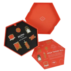 Warner Bros First Edition Gryffindor Enamel Pin Set