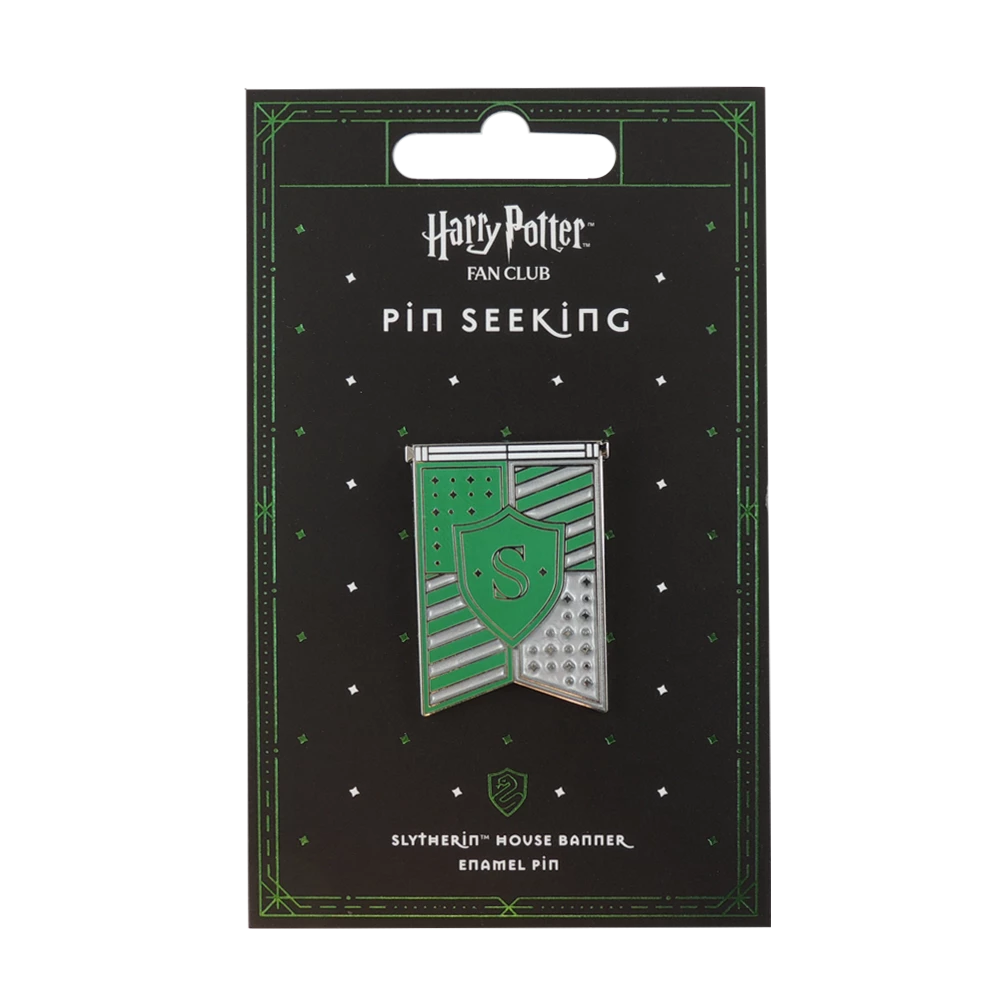 Warner Bros Slytherin House Banner Enamel Pin Best Sellers