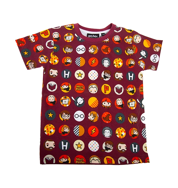 Warner Bros Kids Kawaii Harry Potter Dot T-Shirt Best Sellers