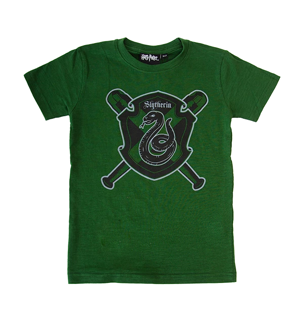 Warner Bros Youth Slytherin Quidditch Crest T-Shirt Best Sellers