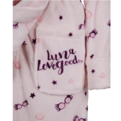 Warner Bros Best Sellers Luna Lovegood Spectrespecs Pink Bathrobe