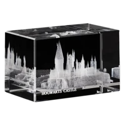 Warner Bros Hogwarts School Of Witchcraft And Wizardry Glass Paperweight