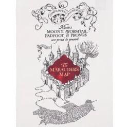 Warner Bros MinaLima The Marauder's Map Tea-Towel