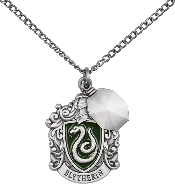 Warner Bros Slytherin House Crest Necklace