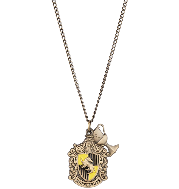 Warner Bros Hufflepuff House Crest Necklace Best Sellers