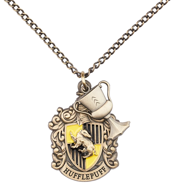 Warner Bros Hufflepuff House Crest Necklace Best Sellers