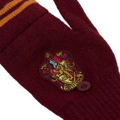 Warner Bros Gryffindor Knitted Mitten Capped Gloves