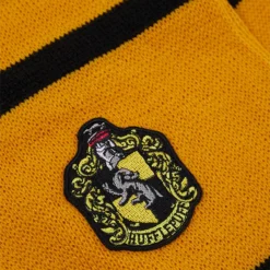 Warner Bros Hufflepuff Knitted Crest Scarf