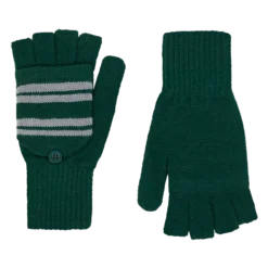 Warner Bros Best Sellers Slytherin Knitted Mitten Capped Gloves