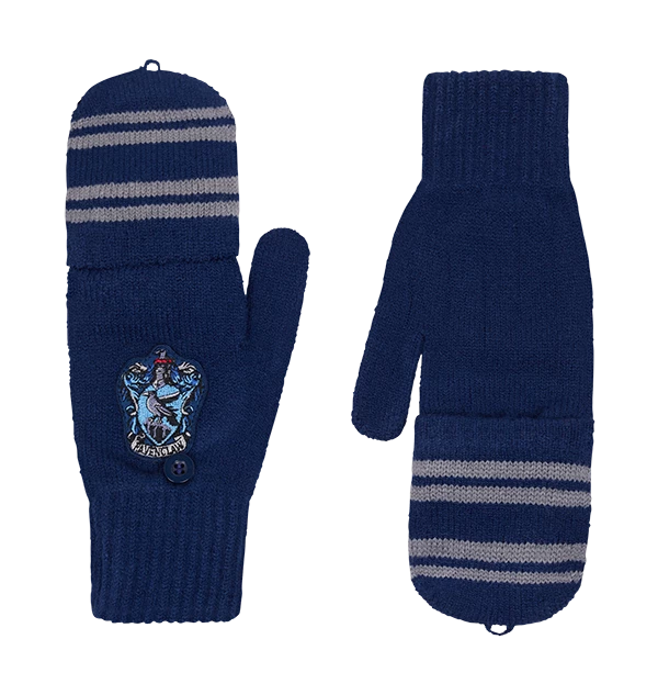 Warner Bros Ravenclaw Knitted Mitten Capped Gloves