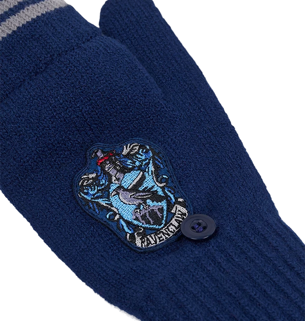 Warner Bros Ravenclaw Knitted Mitten Capped Gloves