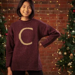 Warner Bros 'C' Weasley Knitted Jumper