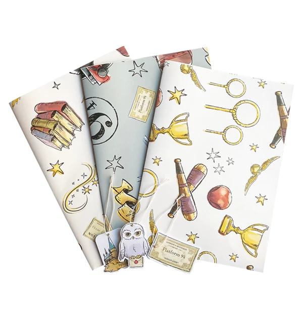Warner Bros Harry Potter Wrapping Paper Set Best Sellers